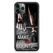 Make Every Rep Count Gym Workout Case For iPhone 17 16 15 14 13 12 Pro Max Plus