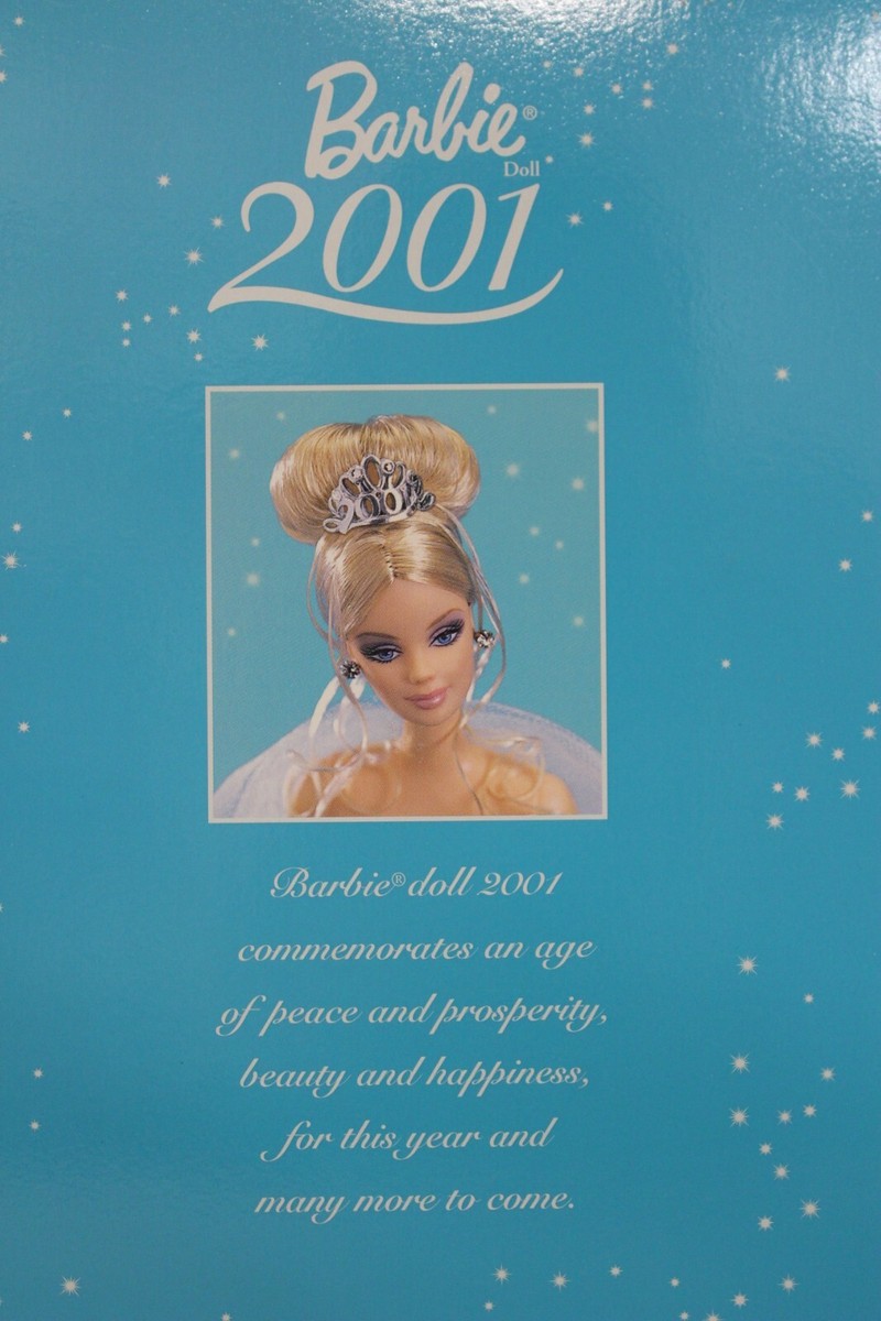 POUPEE BARBIE Mattel Blonde En Robe Courte Imprimee Fond Noir EUR 10,00