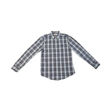 Original Penguin Men's Plaid Multicolor Long sleeve Button Up Shirt Medium