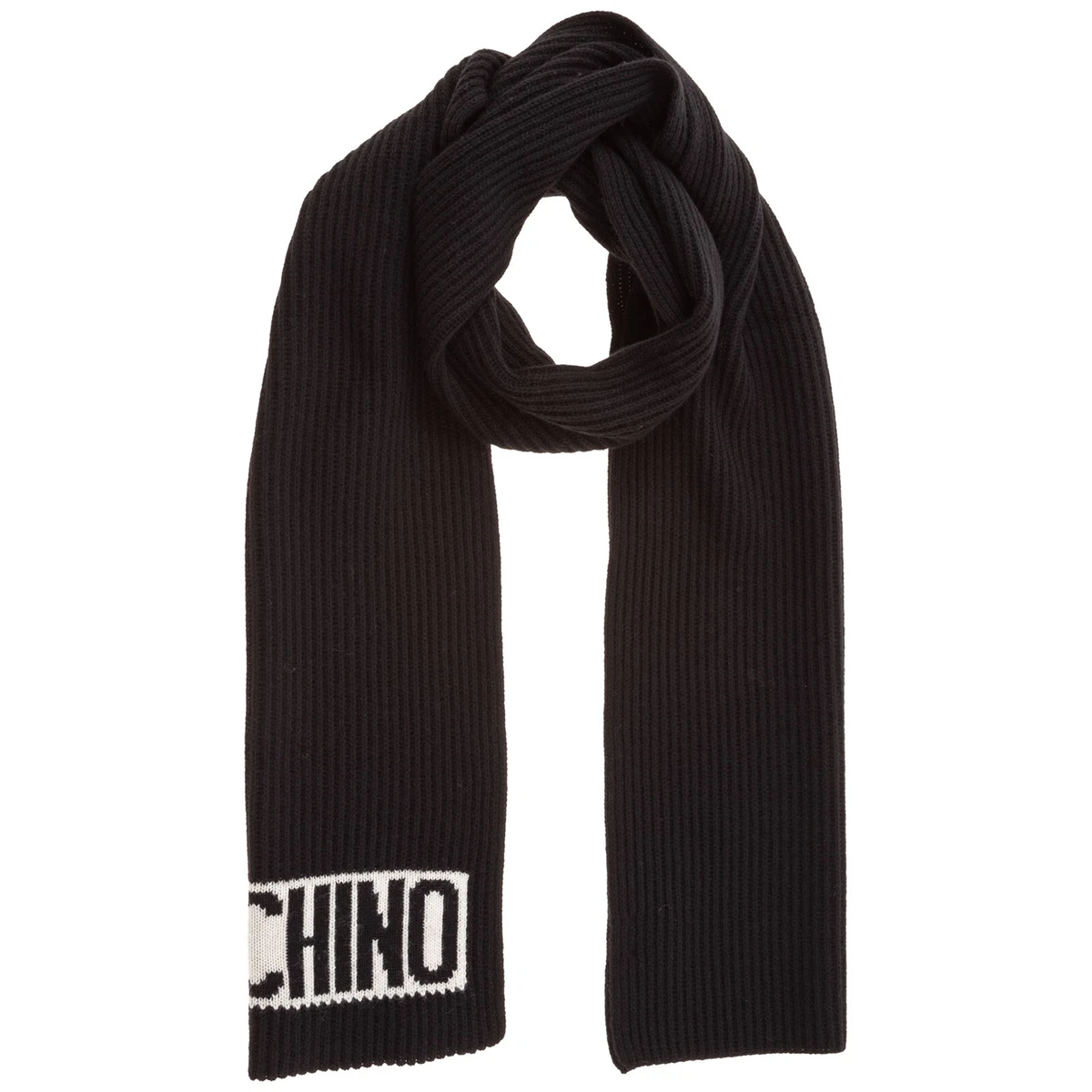 womens black wool scarf
