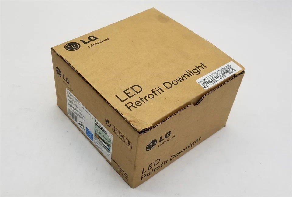 LG LGE-6RDL-13-35-W D6AN132ECC0 6" 13W LED Retrofit Downlight Luz 3500K NUEVO Foto 4 de 4