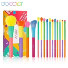 Colorful Woman Makeup Brushes set Cosmetic Foundation Powder Eyeshadow Brushes