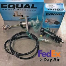 Exedy Master & Slave Cylinder & BLACK Clutch Line Kit  For 90-97 Honda Accord