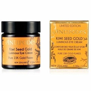 antipodes kiwi seed gold luminous eye cream 30ml