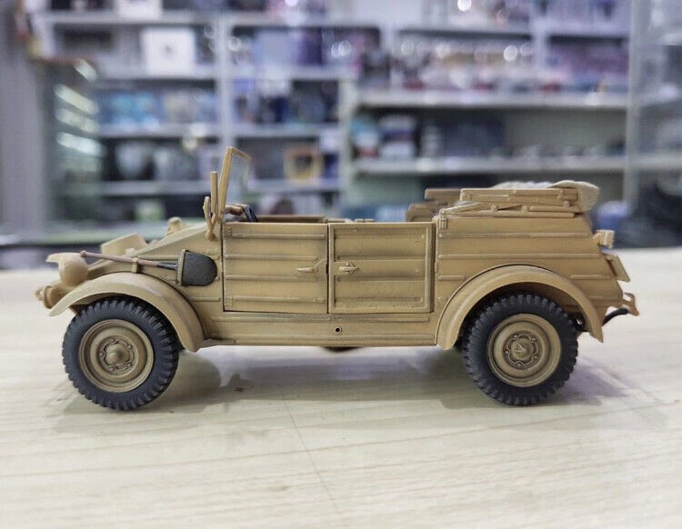 1/35 ARTISAN VW82 Kubelwagen Army Vehicle Plastic Diecast Military Jeep Model - Image 4 of 4