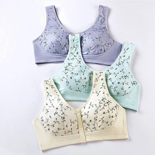 Daisy Bra Lisa Charm Bras Front Snaps Comfortable & Convenient Front Button Bra - Picture 3 of 15