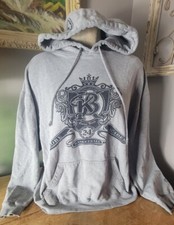 Rare Vintage Alstyle Kobe Bryant Basketball Academy 24  Gray Hoodie L Sweatshirt