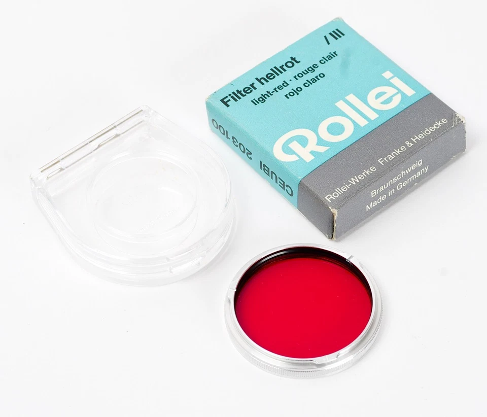 Filter Rolleiflex LIGHT RED -2•••-3,5 Bay 3 RIII R3 for 2.8F 2.8E 2.8C TLR N0663 - Image 2 of 2