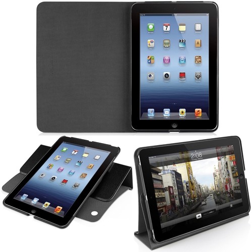 Macally Folding Bag Cover Stand Smart Protection-Cover for Apple IPAD Mini 1 2 3