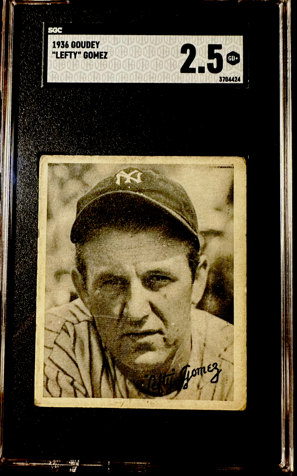 Lefty Gomez 1936 Goudey Baseball SGC 2.5 GD+ | eBay