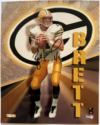 Brett Favre Signed Autographed Glossy 8x10 Photo Green Bay Packers