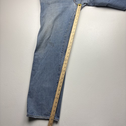 Levi’s 501 Jeans Men’s 36x32 (Tag 38x36) Original Fit Straight Leg Denim Classic - Picture 5 of 10
