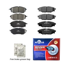 Front & Rear Ceramic Disc Brake Pads For 2015...