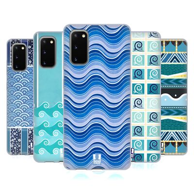 HEAD CASE DESIGNS MEERESWELLEN MUSTER SOFT GEL HANDYHÜLLE FÜR SAMSUNG HANDYS 1