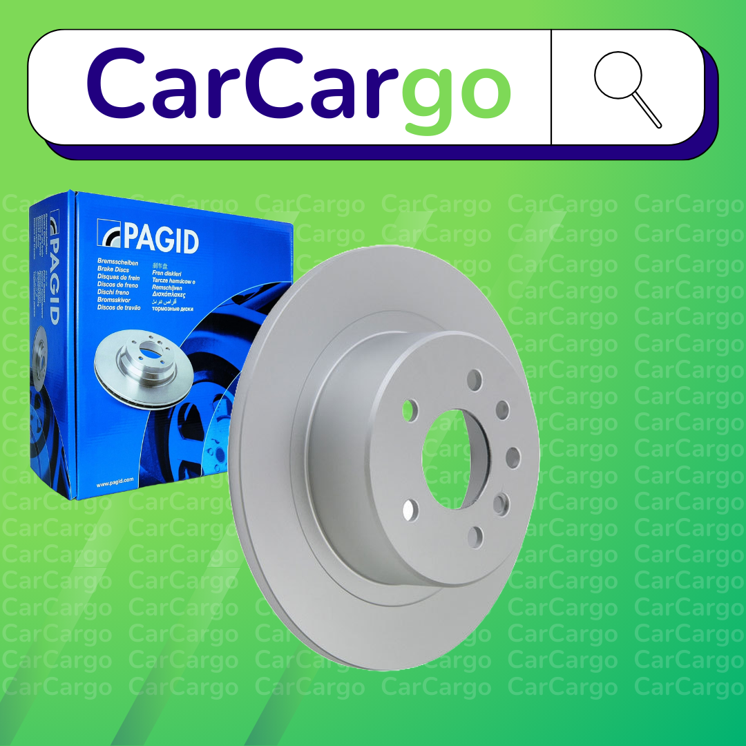 Pagid Solid Rear Brake Discs Pair For Vauxhall Omega 3.0 V6 1994-2000 286 mm