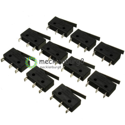 10PCS Tact Switch KW11-3Z 5A 250V Microswitch 3PIN Buckle