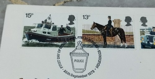 UK GB 1979 Police Polis 4v Stamp FDC - Picture 3 of 8