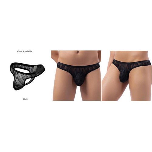 Slip Bikini Da Uomo Stretch Trasparenti Intimo Corda G Senza Schiena - Foto 19 di 44