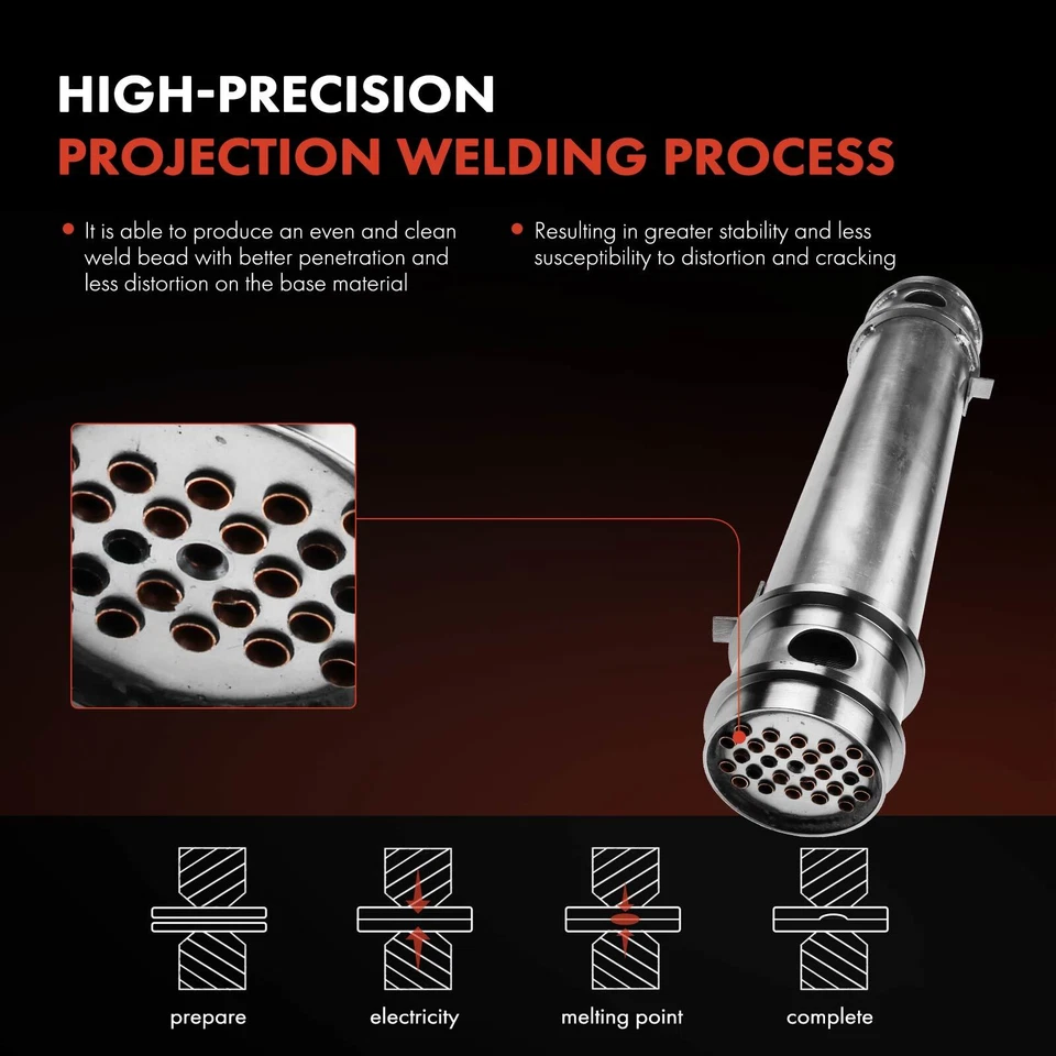 Engine Oil Cooler w/ Gaskets for Ford F-150 F-250 F Super Duty 6.9L 7.3L Diesel - Image 4 of 4