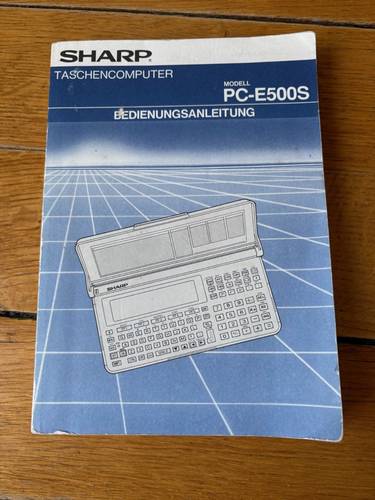 SHARP PC-E500S - 256 KB pocket computer with box manual. Extremely rare 256KB - Afbeelding 11 van 14