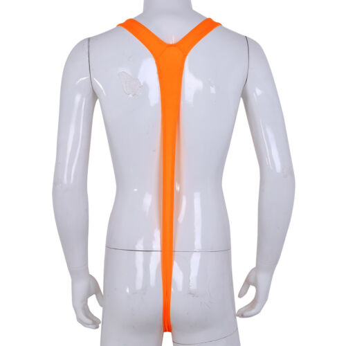 Herren Bodysuit Wrestling Singlet Overall Slips Unterwäsche Trikot Fitness Sport - Bild 15 von 32