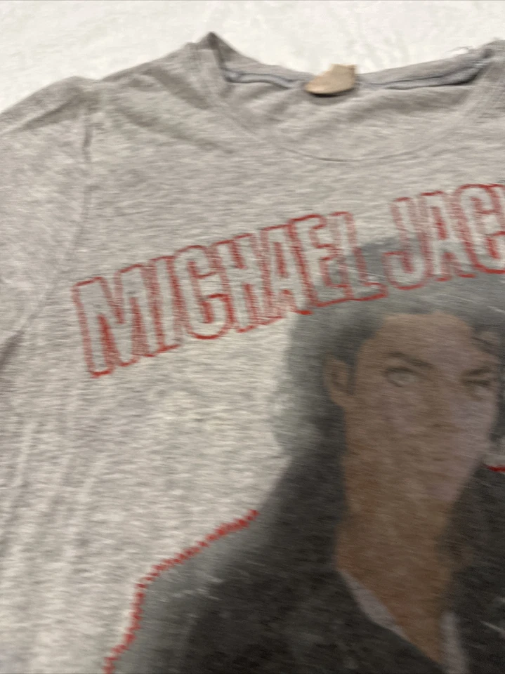 Michael Jackson T-Shirt, Women's M, BAD Album Image, 2009 Graphics, Gray - Изображение 2 из 4