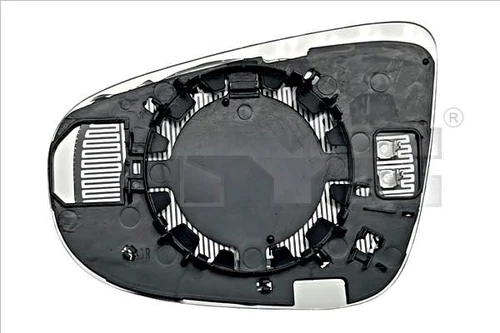 TYC Side Mirror Glass Convex Heated RIGHT Fits VW Golf Mk6 Touran MPV 2003-2015