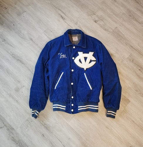 Vintage 60's Park Regal Corduroy Jacket Eastridge Football Varsity Captain