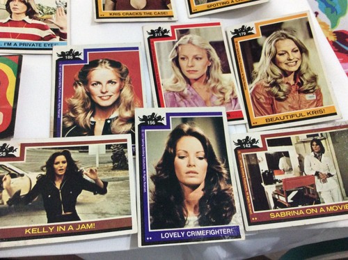 Charlie's Angels cards Vintage 1979 tv bubble gum collection 78 cards + stickers - Picture 2 of 11