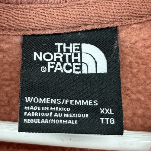 The North Face Hoodie Women XXL Blush Winter Fleece - Picture 3 of 9