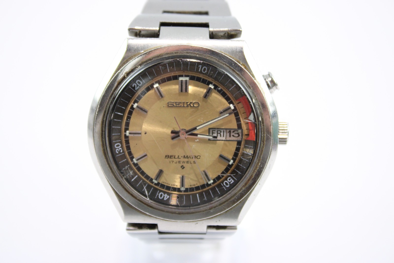 Bell-Matic Automatic WORKING Watch Seiko Ref 40066-6040 - vintagewatches.pk