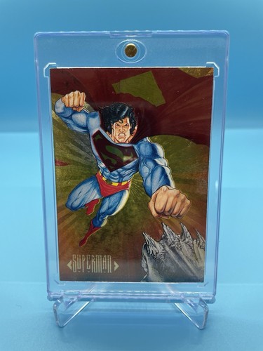 Superman Doomsday Skybox Master Series DC Double Sided Spectra Etched card #DS3