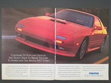 1990 Print Ad Mazda Rx-7 Turbo You Dont Have To Break The Law To Appreciate 1990 Print Ad Mazda Rx-7 Turbo You Dont Have To Break The Law To Appreciate