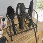 Freestanding Hair Dryer & Straighteners Holder Storage Stand Cable Tidy Graphite