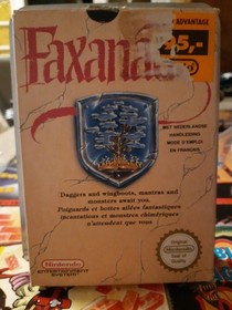 Jeu Faxanadu Nes Nintendo en boite complet avec notice Originale FRA 