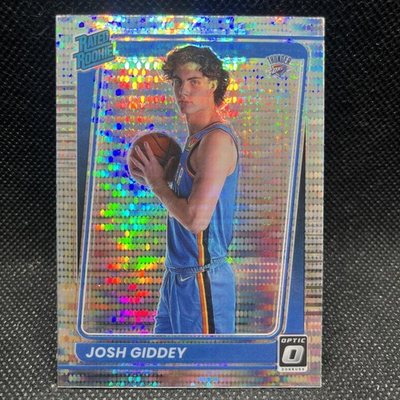 #ad 💥 JOSH GIDDEY 2021 22 DONRUSS OPTIC PRIZM SILVER PULSAR HOLO RATED RC # 152 $3.00