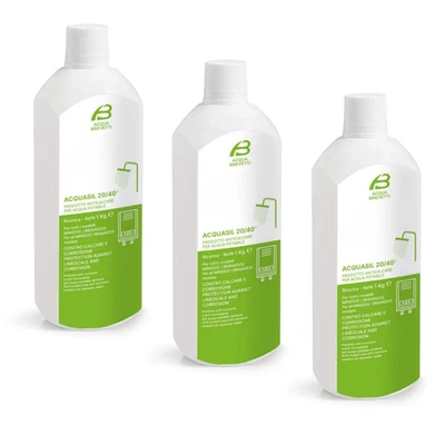 3 X Acquabrevetti ACQUASIL 20/40 PC002 Anticalcare Anticorrosione pompe MiniDOS