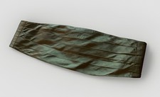 Green/Bronze Cummerbund Adjustable Sizes 30 - 32 Waist 100 Silk Unmarked VGVC