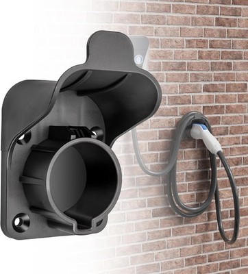 Weather-Resistant J1772 Charging Cable Organizer - Wall-Mount EV Charger Holder
