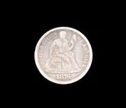 1876 Seated Liberty Dime  #EB12644
