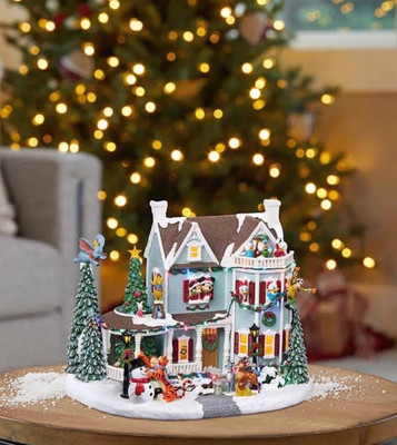 極美品　ディズニー♪Animated Holiday House ♪Costco DISNEY ANIMATED HOLIDAY HOUSE AT COSTCO | UNBOXING 🎄🎅🏽🎄#costco