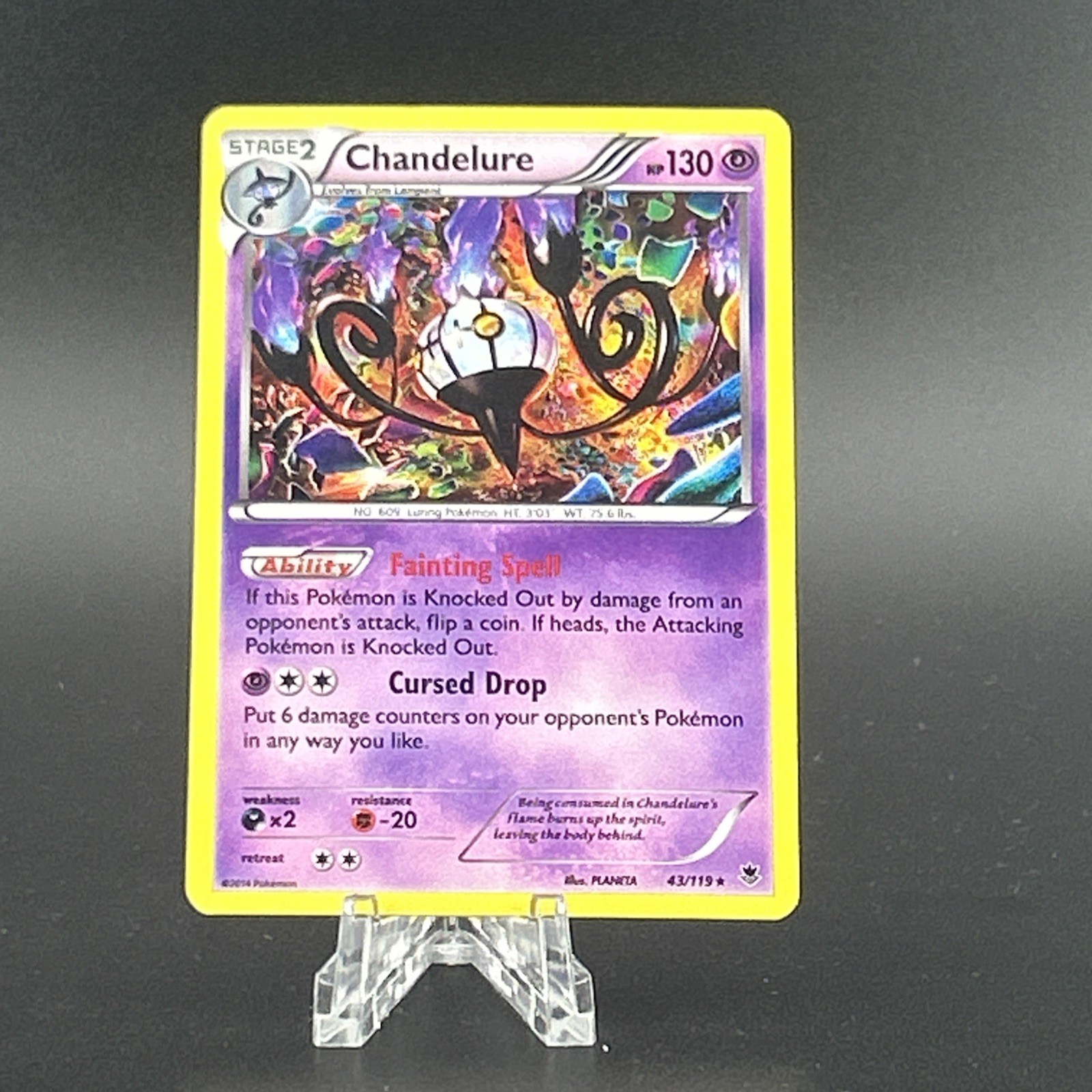 Chandelure #43/119 XY - Phantom Forces Holo HP