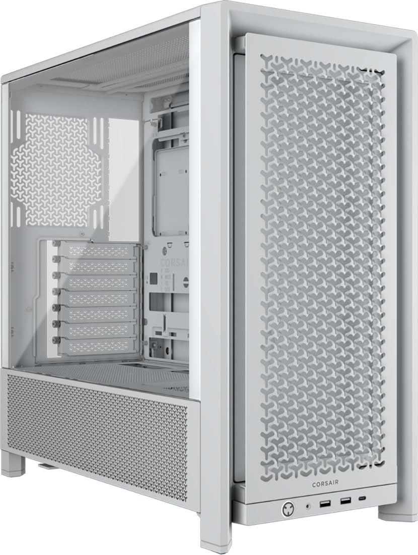 4000D Frame Modular Mid-Tower ATX PC Case – High Airflow, Infinirail Fan Mountin