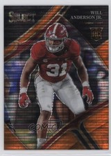 2023 Select Draft Picks Neon Orange Pulsar Prizm 4/26 Will Anderson Jr #113 b8h