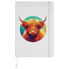 'Highland Cow' A5 Ruled Notebooks / Notepads NB047513 