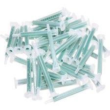 20 Pieces Long Epoxy Mixing Nozzle Tip 20 Pcs 4.53inch length, Clear,Green