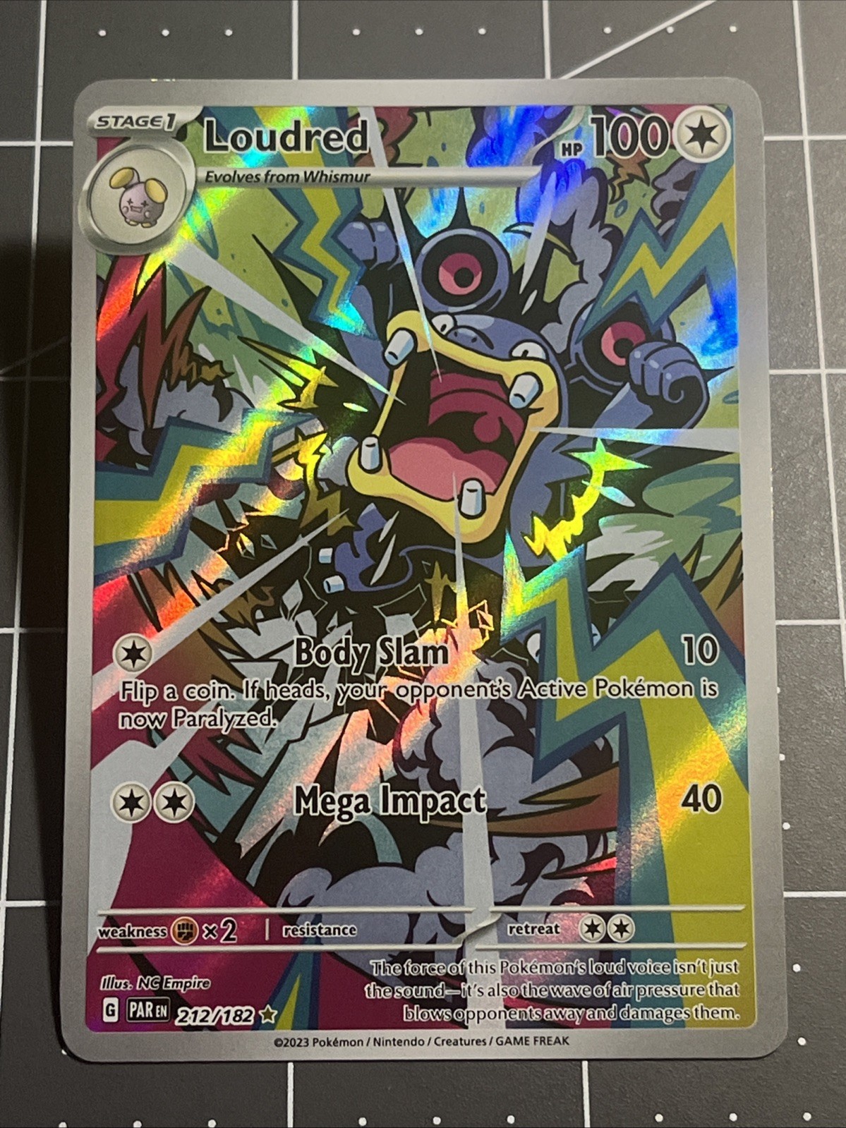 Loudred 212/182 SV04: Paradox Rift Holo