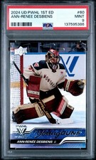 2024 PWHL 1st Edition Ann-Renee Desbiens Young Guns PSA 9 MINT Rookie RC