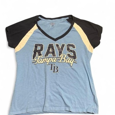Mlb Women's Blue and Navy T-shirt
