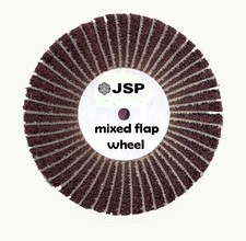 JSP 180GR FLAP WHEEL EMERY/FIBER C OARSE